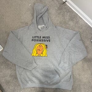 Gray Little Miss Possessive hoodie